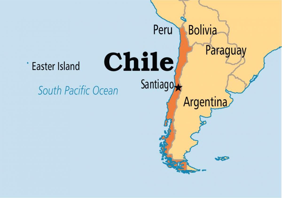 Santiago de Chile karti