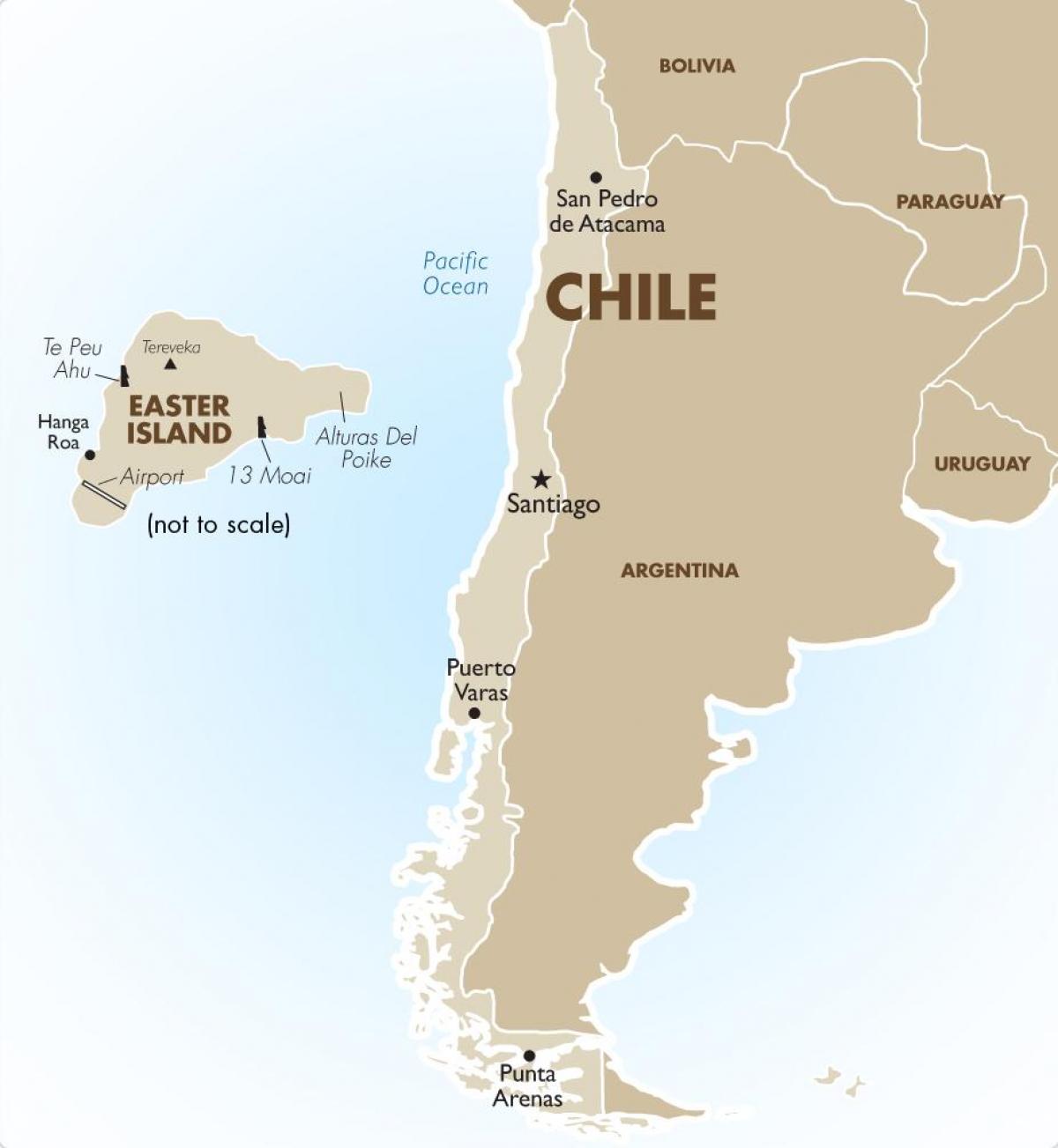 Karta Čile 
